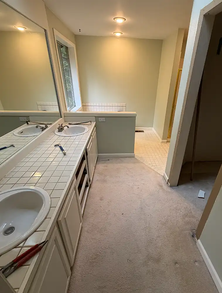 The Marble Haven Bath — Before