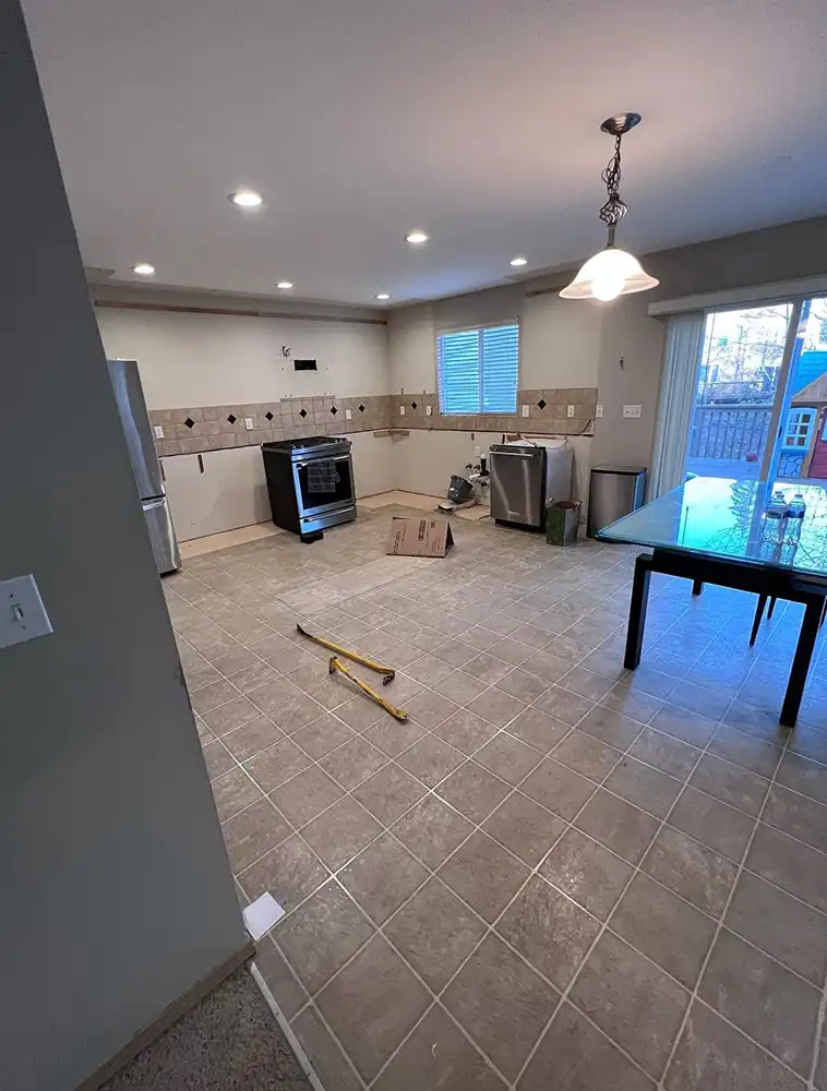 The Lumina Marble Kitchen — Before